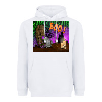 White boo mousepad Heavyweight Hoodie - BundleAndBundleShop