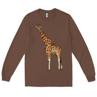 Chestnut giraffe Long Sleeve Tee - LillyAllenDesigns