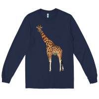 Navy giraffe Long Sleeve Tee - LillyAllenDesigns