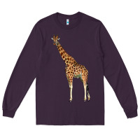 Plum giraffe Long Sleeve Tee - LillyAllenDesigns