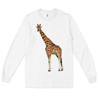 White giraffe Long Sleeve Tee - LillyAllenDesigns