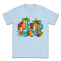 Dusty Blue puerto rico Classic Tee - AdoDesignShop