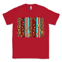 Red christmas socks cookie leopard brushstroke Classic Tee - AdoDesignShop