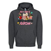 Smoke 100 days of watching my students grow Zipper Hoodie - MaliasSmallBusiness