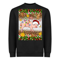 Christmas Pig Heavyweight Sweatshirt | Teevron