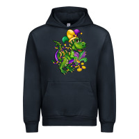 Navy mardi gras trex Urban Hoodie - CowGirlArtShop