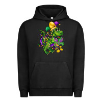 Pigment Black mardi gras trex Urban Hoodie - CowGirlArtShop