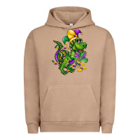 Pigment Burro mardi gras trex Urban Hoodie - CowGirlArtShop