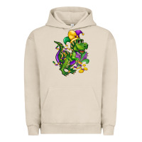 Pigment French Oak mardi gras trex Urban Hoodie - CowGirlArtShop