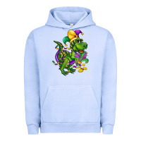 Pigment Grape Ice mardi gras trex Urban Hoodie - CowGirlArtShop