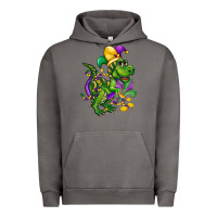 Pigment Tornado mardi gras trex Urban Hoodie - CowGirlArtShop