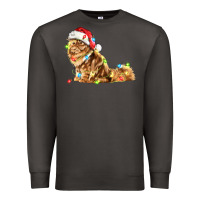 Smoke christmas persian cat Premium Sweatshirt - LillyAllenDesigns