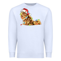 White christmas persian cat Premium Sweatshirt - LillyAllenDesigns
