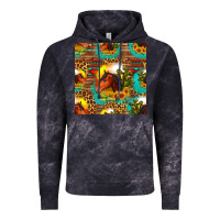 Cloud Black desert horse seamless patern Vintage Hoodie - HRA Design Shop