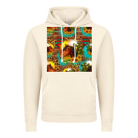 Vintage Artic desert horse seamless patern Vintage Hoodie - HRA Design Shop