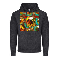 Vintage Black desert horse seamless patern Vintage Hoodie - HRA Design Shop