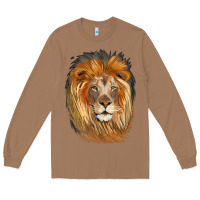 Toasted Coconut Lion Head Long Sleeve Tee - LillyAllenDesigns