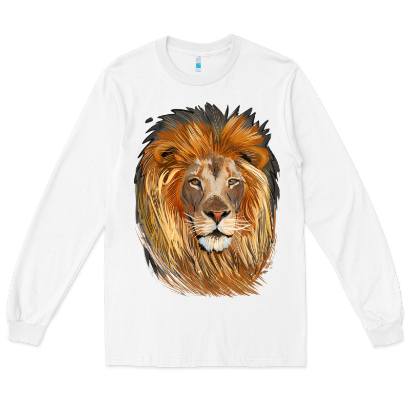Lion Head Long Sleeve Tee by LillyAllenDesigns | Teevron