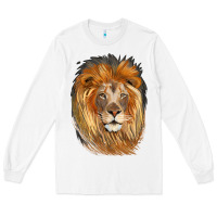 White Lion Head Long Sleeve Tee - LillyAllenDesigns