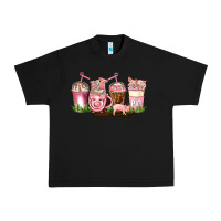 Black pig coffee cups Urban Heavy Tee - AdoDesignShop