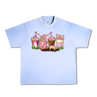 Grape Ice pig coffee cups Urban Heavy Tee - AdoDesignShop