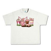 Pistachio pig coffee cups Urban Heavy Tee - AdoDesignShop