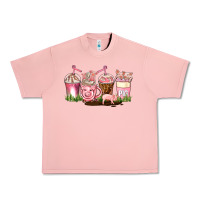 Salmon pig coffee cups Urban Heavy Tee - AdoDesignShop