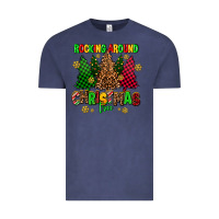 Vintage Denim rocking around the christmas tree Vintage Tee - AdoDesignShop