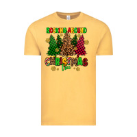 Vintage Mustard rocking around the christmas tree Vintage Tee - AdoDesignShop