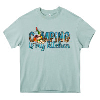 Arona camping is my kitchen with wine Heavy Core Tee - texasbilliewilder