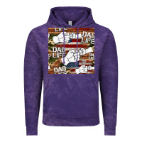 Cloud Purple dad life fist bump seamless pattern Vintage Hoodie - HRA Design Shop