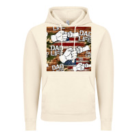 Vintage Artic dad life fist bump seamless pattern Vintage Hoodie - HRA Design Shop