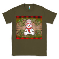 Army Green Christmas snowman Classic Tee - AdoDesignShop