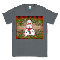 Charcoal Heather Christmas snowman Classic Tee - AdoDesignShop