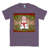 Lavender Christmas snowman Classic Tee - AdoDesignShop