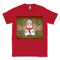 Red Christmas snowman Classic Tee - AdoDesignShop