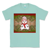 Seafoam Christmas snowman Classic Tee - AdoDesignShop