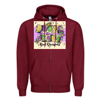 Burgundy booze beads Zipper Hoodie - MaliasSmallBusiness