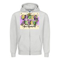 Dove Grey booze beads Zipper Hoodie - MaliasSmallBusiness