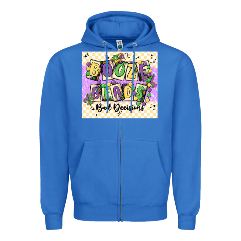 Booze Beads Zipper Hoodie by MaliasSmallBusiness | Teevron