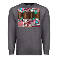 Charcoal Heather custom name Premium Sweatshirt - LillyAllenDesigns