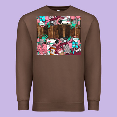 Custom Name Premium Sweatshirt Designed By Lillyallendesigns