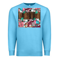 Ocean Blue custom name Premium Sweatshirt - LillyAllenDesigns