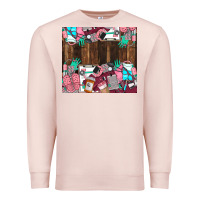 Pale Pink custom name Premium Sweatshirt - LillyAllenDesigns