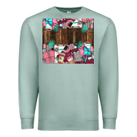 Seafoam custom name Premium Sweatshirt - LillyAllenDesigns