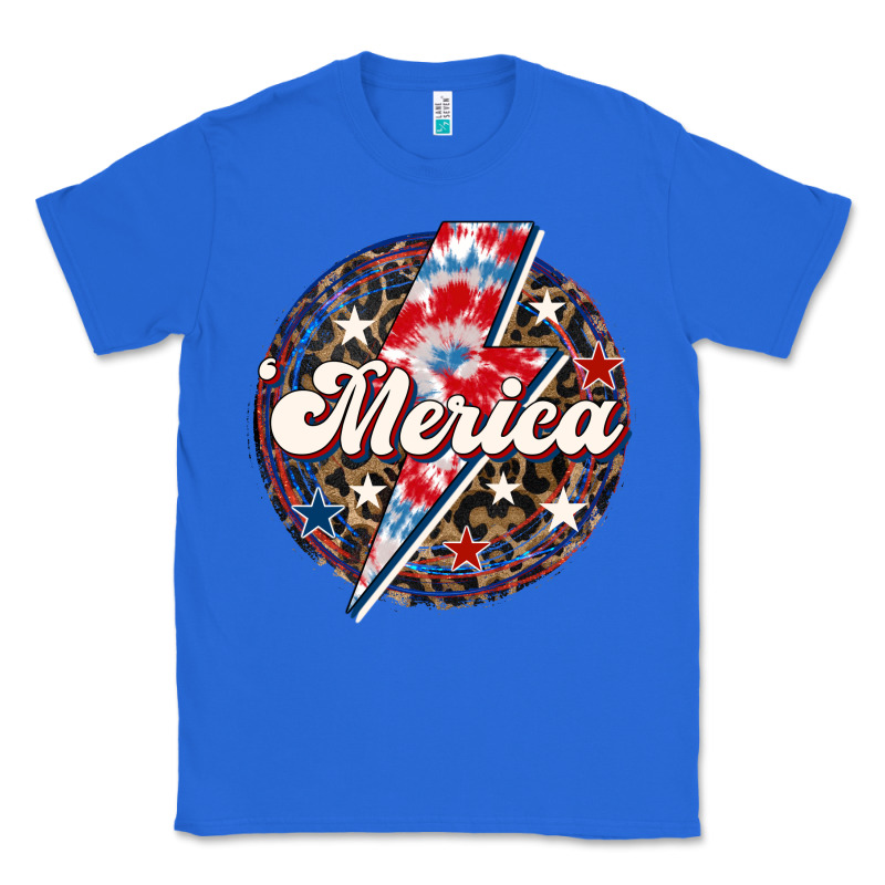 Western Merica Patriotic 4th Of July Classic Tee by LillyAllenDesigns | Teevron