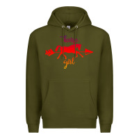 Army Green Horse Girl Premium Hoodie - Bettercallsaul