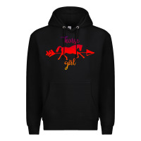 Black Horse Girl Premium Hoodie - Bettercallsaul