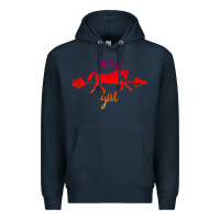 Navy Horse Girl Premium Hoodie - Bettercallsaul