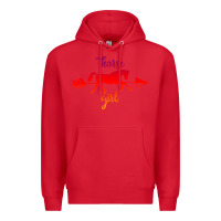 Red Horse Girl Premium Hoodie - Bettercallsaul